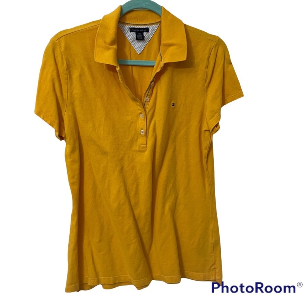 Yellow vintage polo shirt
